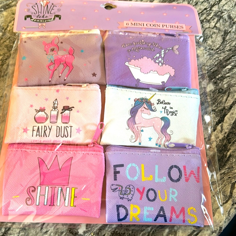 Mini coin purses 6 great for little girls